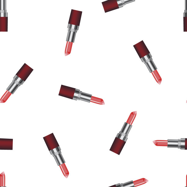 无缝模式与现实的口红图片下载