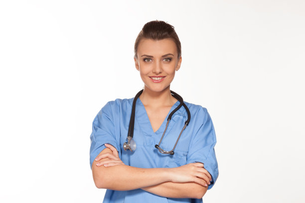 带听诊器的女医生图片下载