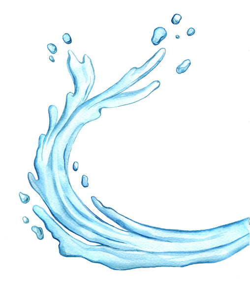 watercoolor水溅图片下载