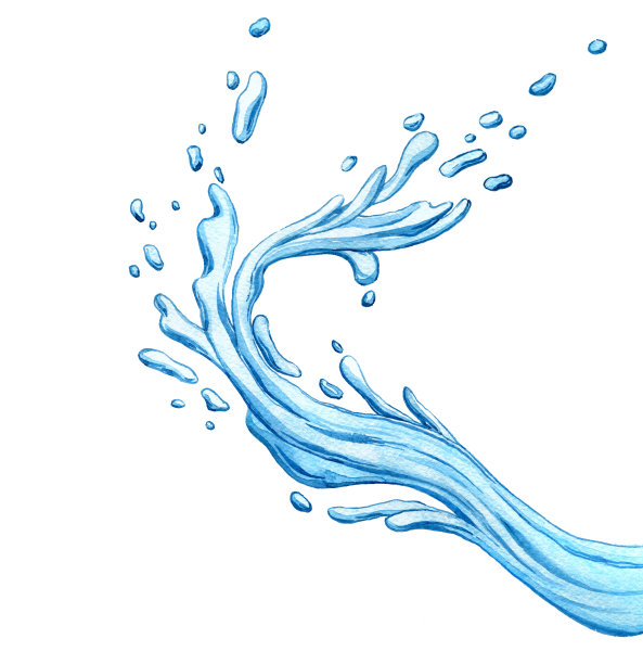 watercoolor水溅图片下载