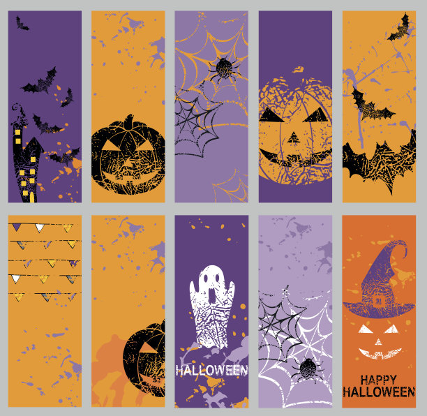 向量万圣节快乐图片下载