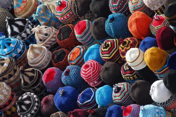 丰富多彩的市场马拉喀什图片下载