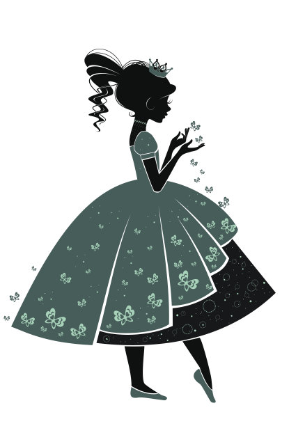 公主与蝴蝶图片下载