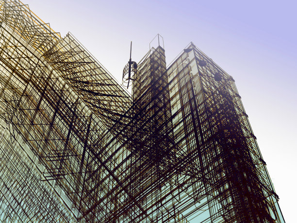 抽象的现代建筑图片下载