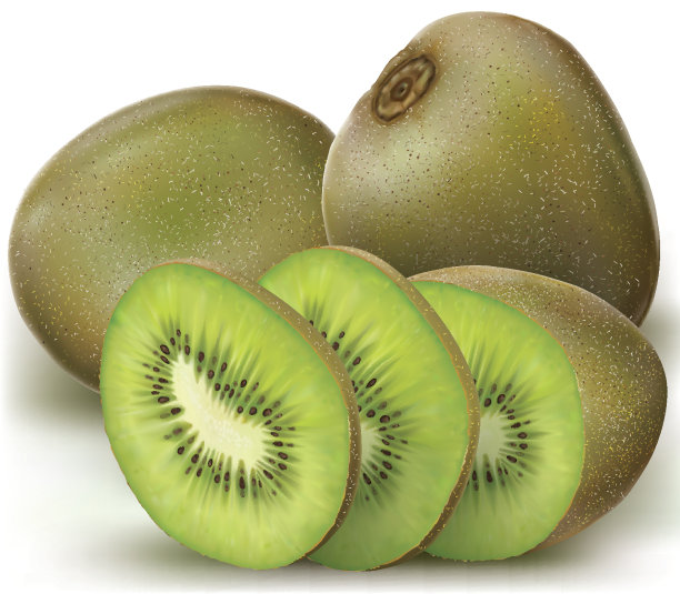 猕猴桃和切片图片下载