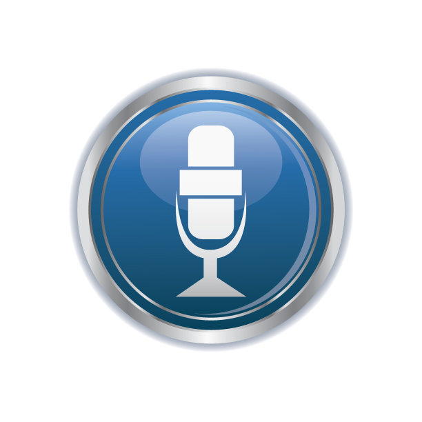 按钮上的麦克风图标图片下载