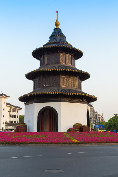 扬州城市地标文昌阁图片下载