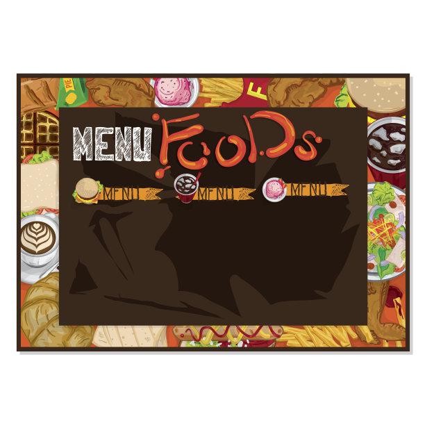 菜单快餐模板图片下载