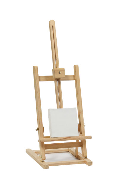 木架与空白画布图片下载