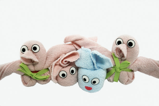 形状的小毛巾图片下载