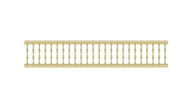 木栏杆前视图隔离图片下载