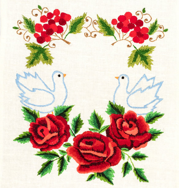 乌克兰民间刺绣图片下载