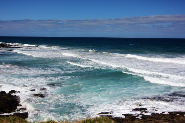 海浪在大洋路上图片下载