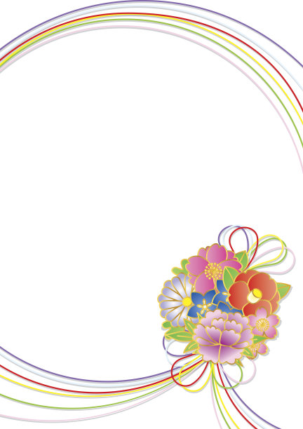 花球。日本的模式。图片下载