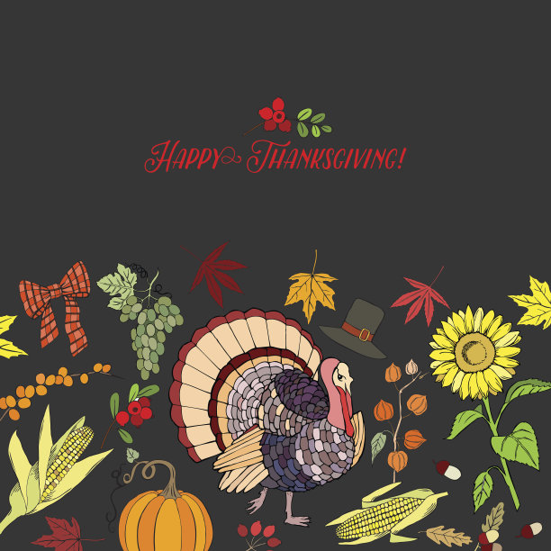 感恩节装饰图片下载