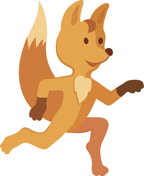 小狐狸跑图片下载