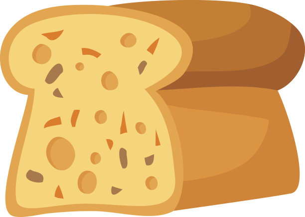 面包矢量插图。图片下载