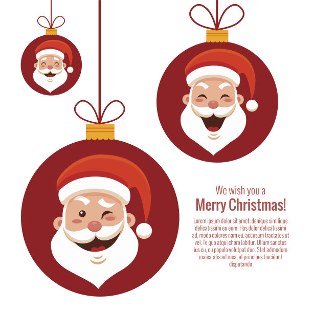 卡通圣诞老人素材图片