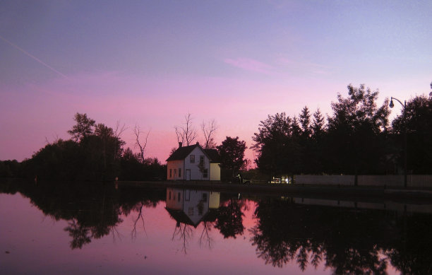 里多运河的洛克豪斯图片下载