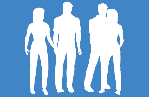 年轻的夫妇素材图片