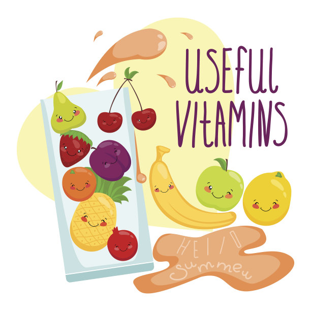 杯子里的水果，维生素，果汁，图片下载