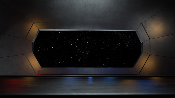 科幻走廊室内设计图片下载