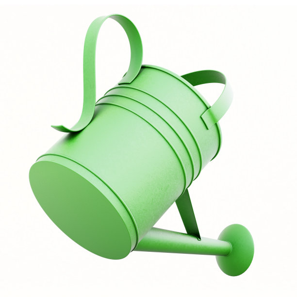 喷壶孤立在白色背景上。3 d渲染图像图片下载