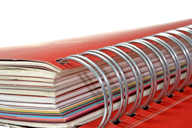 螺旋装订的笔记本图片下载