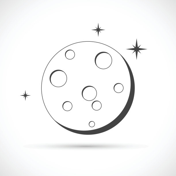 满月图标图片下载