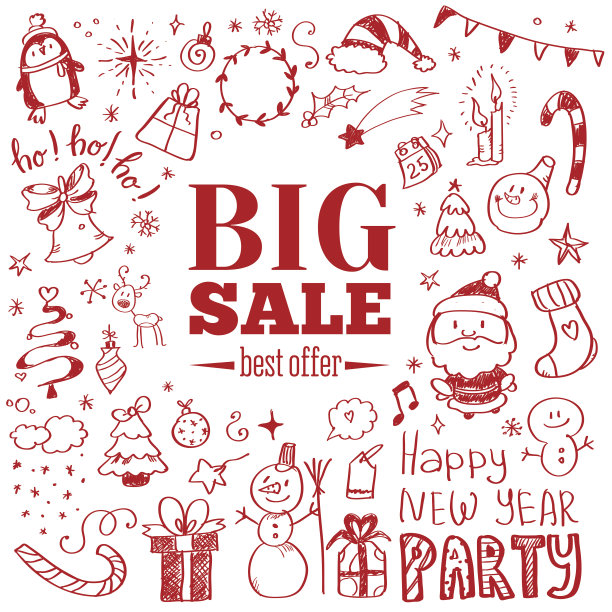 冬季销售海报。矢量插图。图片下载