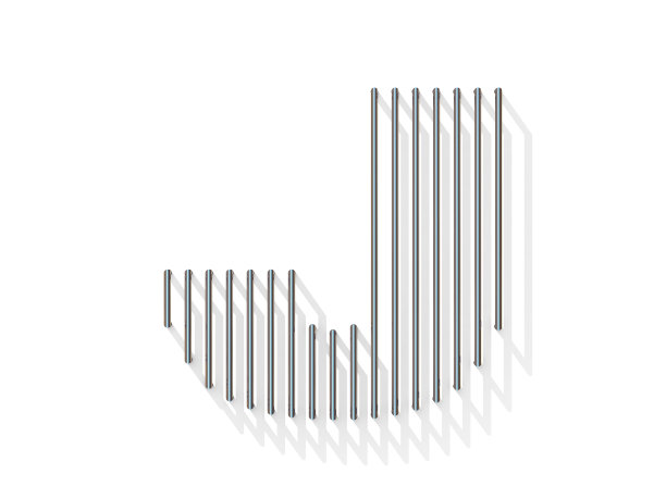 银色，钢丝字体。字母J图片下载