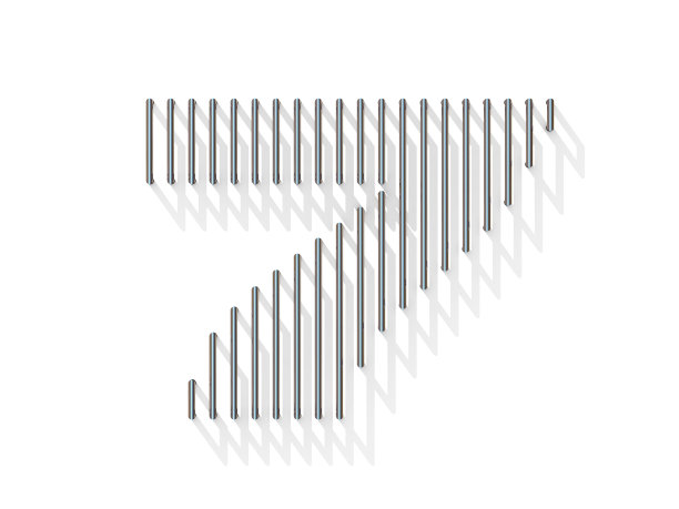 银色，钢丝字体。数字7 7图片下载