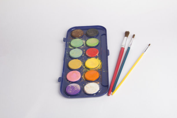 画笔和颜料图片下载