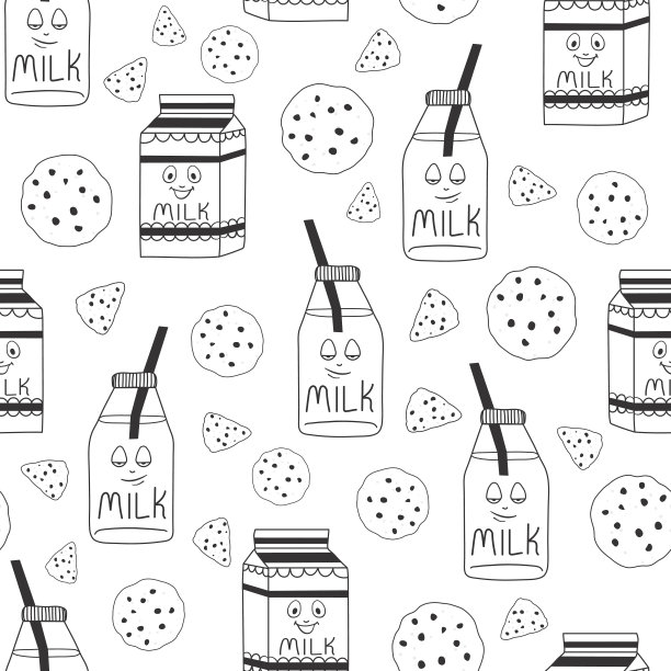 模式与牛奶图片下载