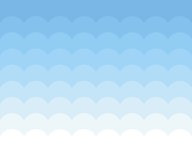 蓝色波浪图案素材图片