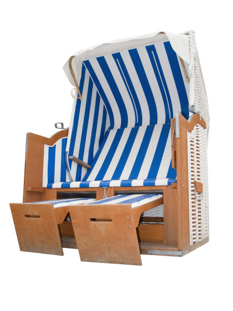 沙滩椅条纹图片下载