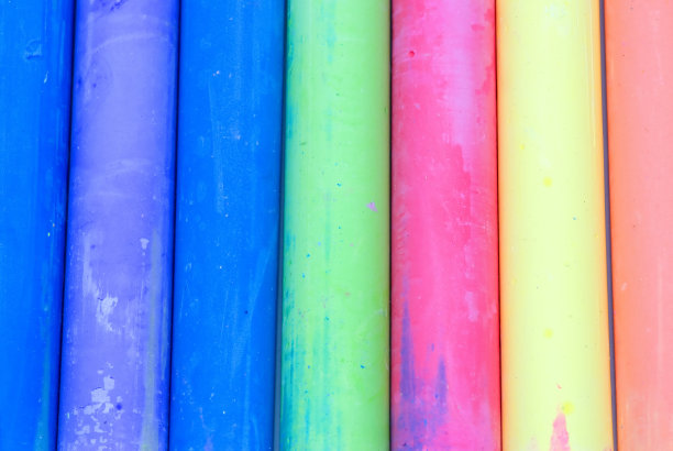 彩色粉笔背景图片下载