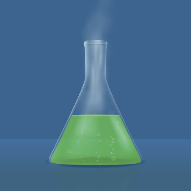 带烟的透明试管图片下载