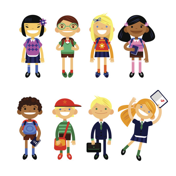 小学生的字符集，图片下载