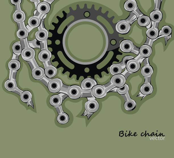 自行车链条的场景图片下载