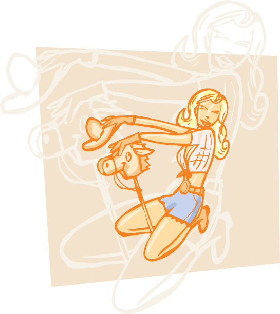 复古别针牛仔图片下载