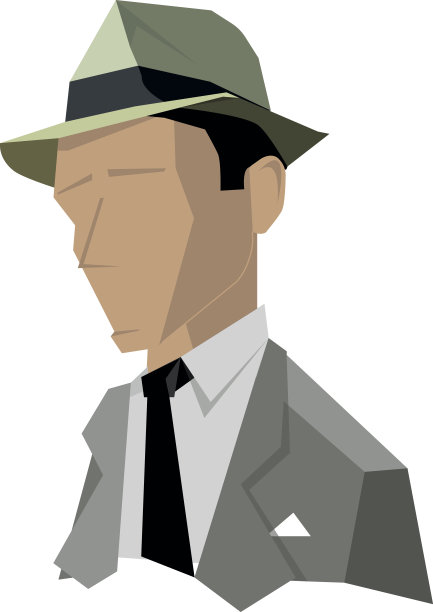 一个戴着帽子却没有脸的男人图片下载