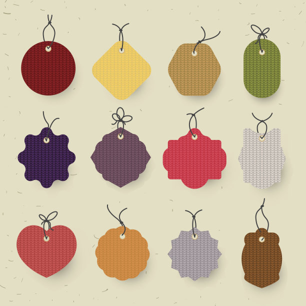 一套圣诞标签和背景。圣诞节的标签。标志,象征图片下载