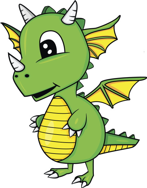 可爱的卡通小龙图片下载