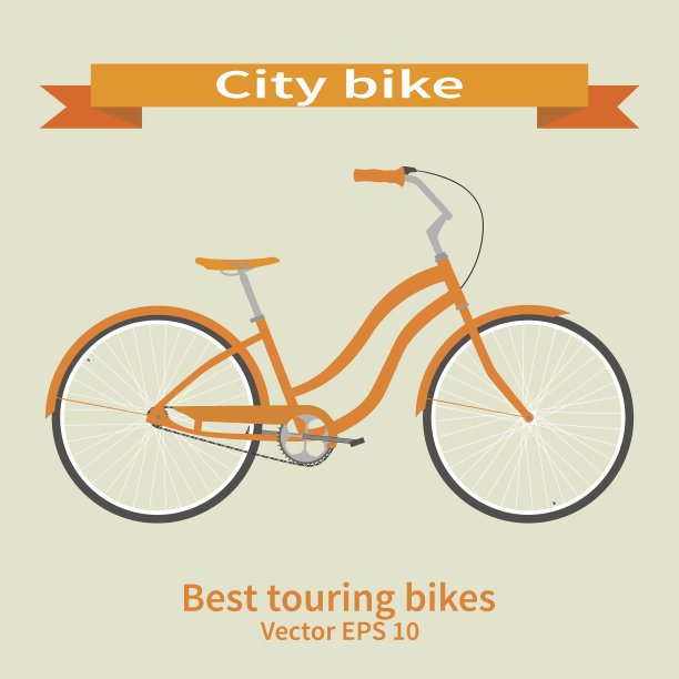 复古的自行车素材图片