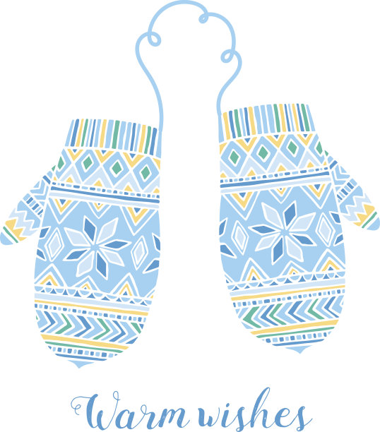 矢量vinter连指隔离图片下载