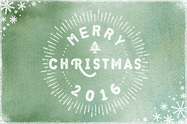 圣诞照片覆盖与水彩背景图片下载