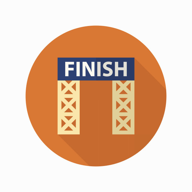 完成横幅图标，矢量平面长阴影设计。赛车浓缩的图片下载