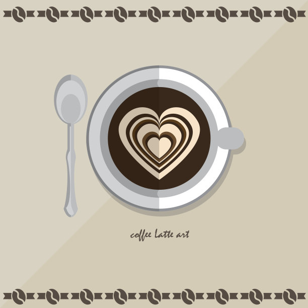 图标拿铁咖啡图片下载