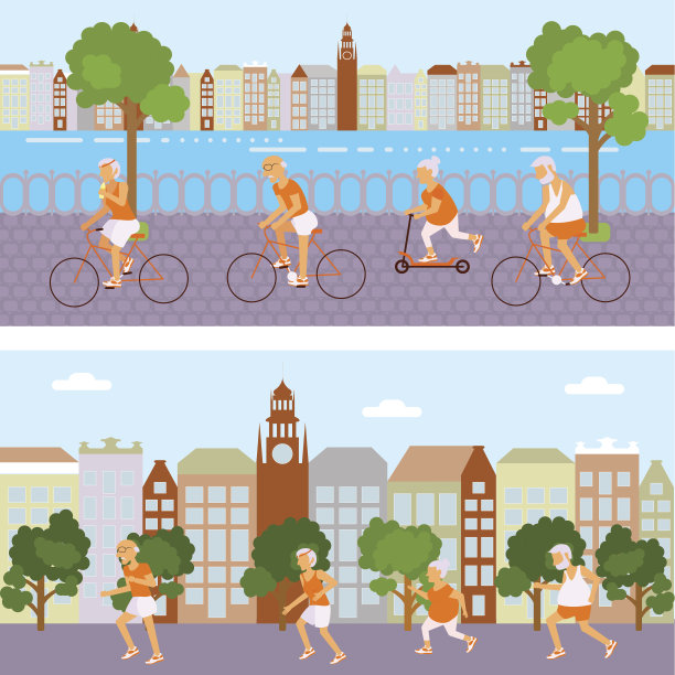 做运动的老人图片下载